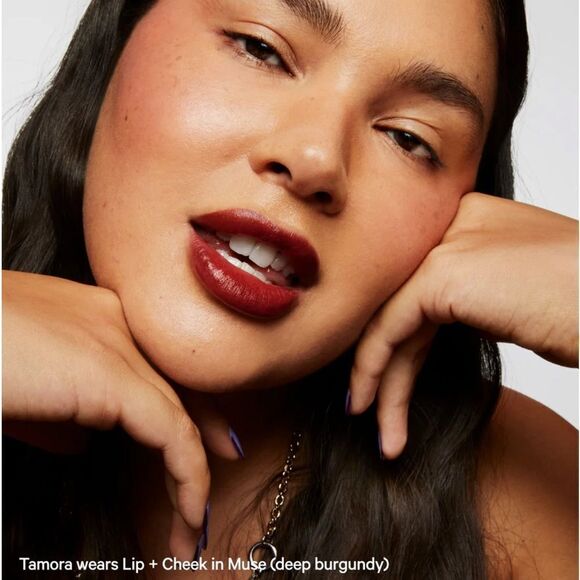 🌻 Milk Makeup Muse - Deep burgundy Lip + Cheek Cream Color New FullSz - Picture 4 of 8